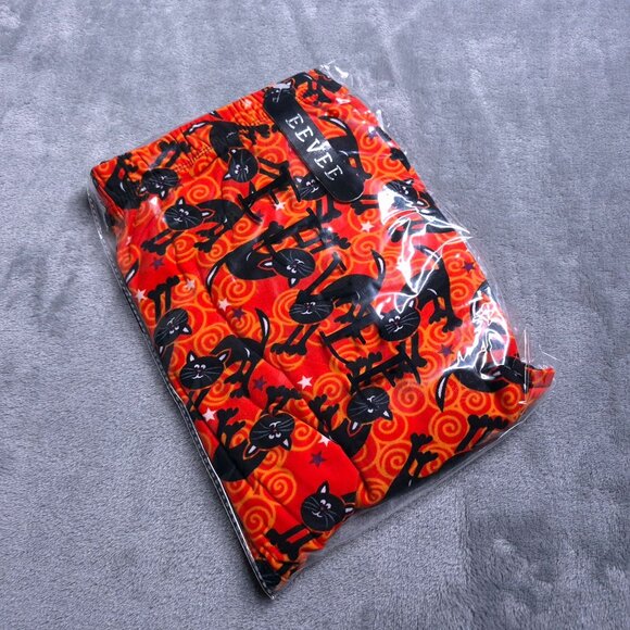 Halloween Black Cat Print Leggings Womens Plus OS Fits 12-18 Buttery Soft Stretc - Picture 5 of 6